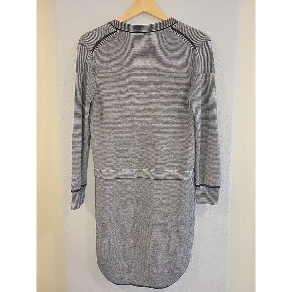 Brochu Walker Blue Knit Pullover Sweater Tunic Womens XS Linen Wool Lagenlook - Picture 5 of 5
